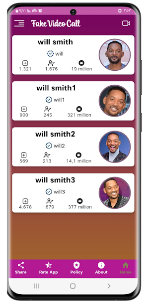 will smith fake video call Screenshot 1