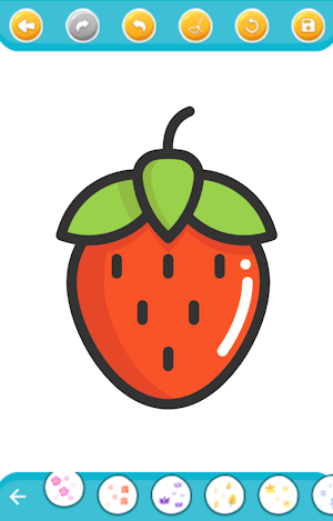 sweet fruit coloring Screenshot 0