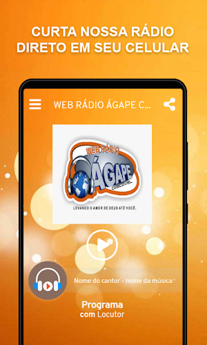 WEB RÁDIO ÁGAPE CASCAVEL Screenshot 0