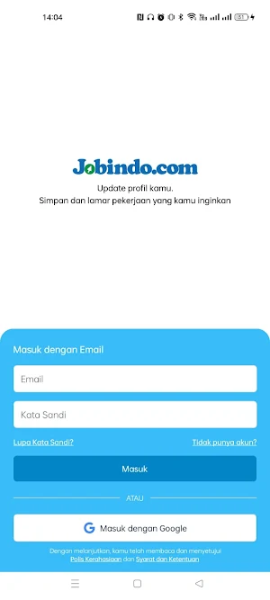 Jobindo Screenshot 2