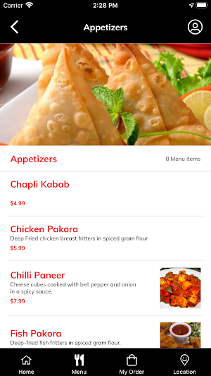 Zaiqa Restaurant Screenshot 2