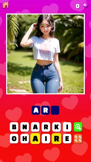 Sexy trivia girls: guess name Screenshot 1