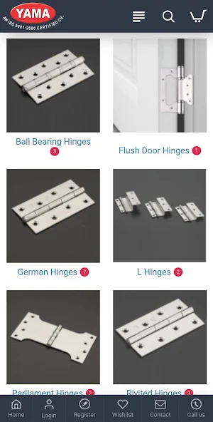 Yama Door Fittingss Screenshot 3