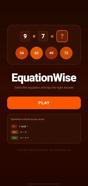 EquationWise Screenshot 0