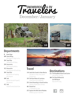 Snowbirds & RV Travelers Magazine Screenshot 1