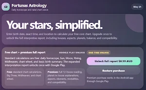 Fortunas Astrology Screenshot 1