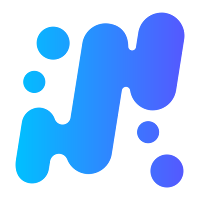 Blue Canvas: AI Art Wallpaper