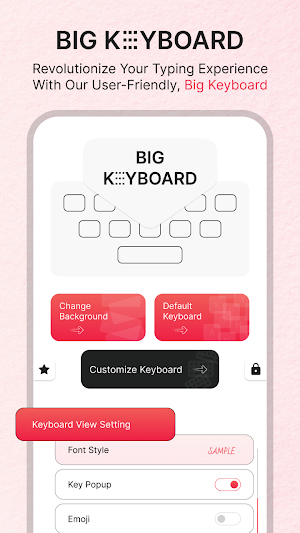 Big Font Size Keyboard Screenshot 0