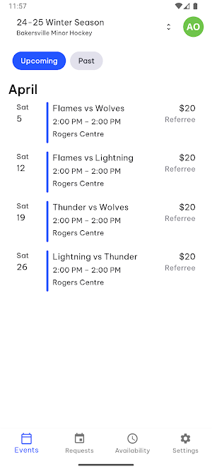 TeamLinkt Officials Screenshot 1