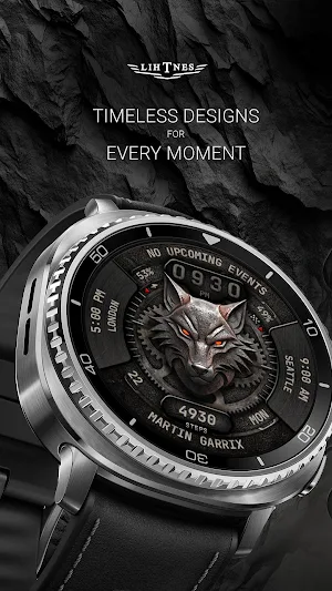 Metal Animals Watch Face 164 Screenshot 2