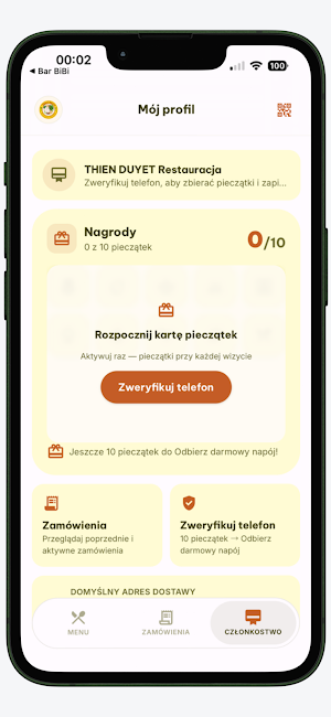 THIEN DUYET Restauracja Screenshot 2