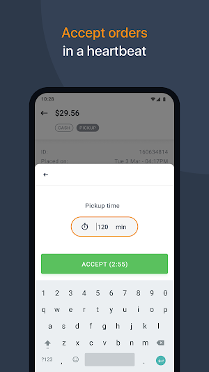 Restaurant Order-Taking App Screenshot 2