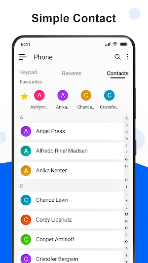 Contacts Screenshot 2