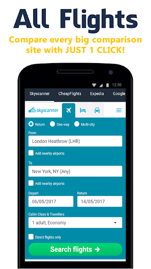 All Flight Tickets Booking app Screenshot 0