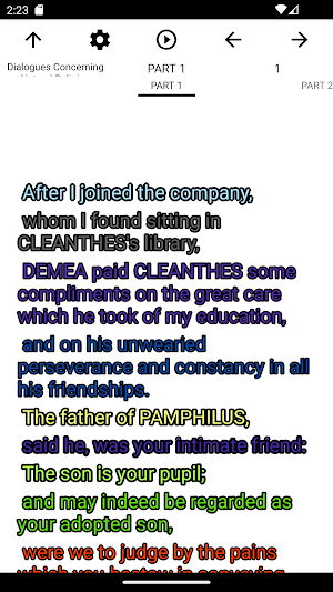 zBook: Dialogues Concerning Screenshot 1