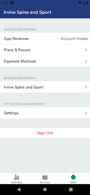 Irvine Spine and Sport Screenshot 0