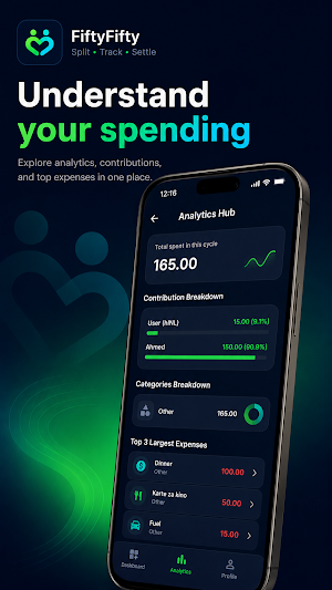 FiftyFifty: Split Expenses Screenshot 3