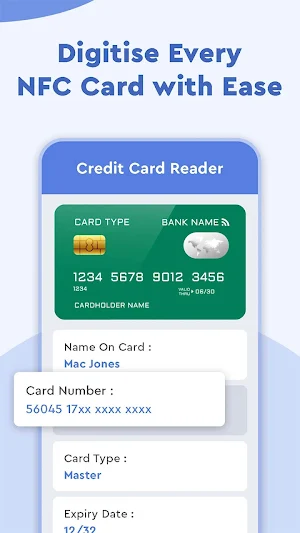 NFC : Credit Card Reader Screenshot 2