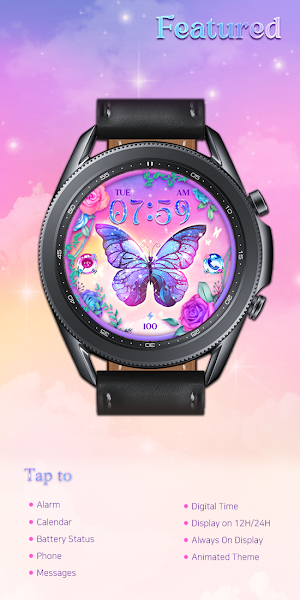 Fantastic Butterfly_Watchface Screenshot 0