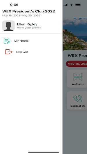 WEX President's Club Italy Screenshot 2