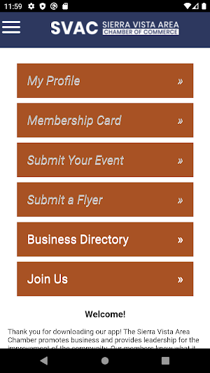 Sierra Vista Area Chamber Screenshot 0
