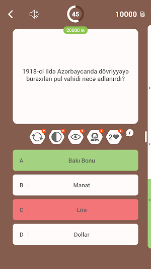 Milyonçu -Azərbaycan Tarixi, Sual Cavab, Söz Oyunu Screenshot 2