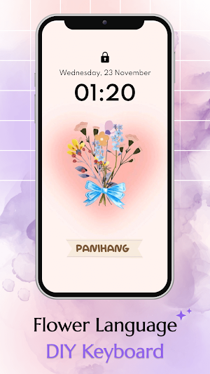 Flower Language Keyboard & DIY Screenshot 0