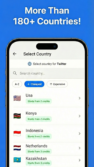 Virtual SMS/Number - Get Code Screenshot 2
