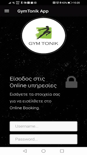 GymTonik App Screenshot 0