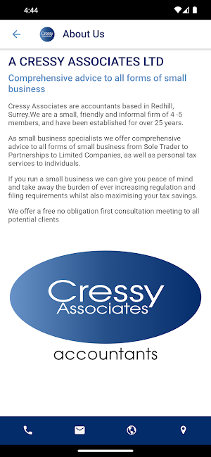 Cressy Associates Screenshot 1