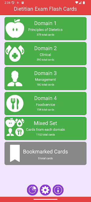 Dietitian Exam Flash Cards Screenshot 0