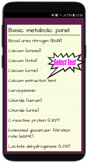 Blood Diagnostics - Blood Test Results Screenshot 1