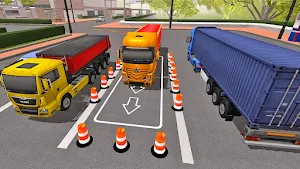 Real Cargo Truck Parking Game Screenshot 2