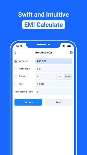 EMI Calculator - Loan Planner Screenshot 1