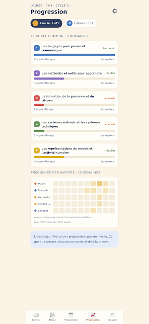 Marelle : carnet IEF Screenshot 2
