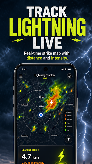 Lightning Tracker & Radar Map Screenshot 0