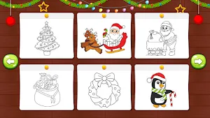 Christmas Color & Drawing Book Screenshot 1