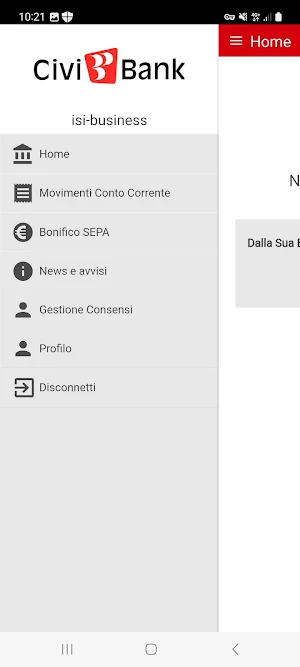 ISI-business CiviBank Screenshot 1