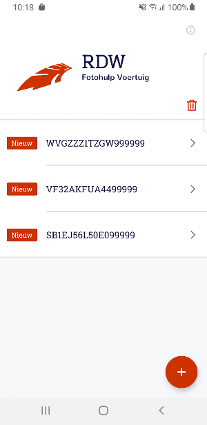 RDW Fotohulp Voertuig Screenshot 1