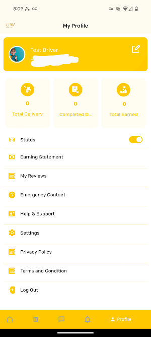 NS Deliveries Screenshot 1