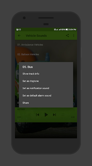 Vehicle Sounds Screenshot 2