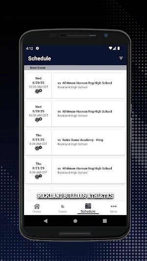 Rockland Bulldogs Athletics Screenshot 1