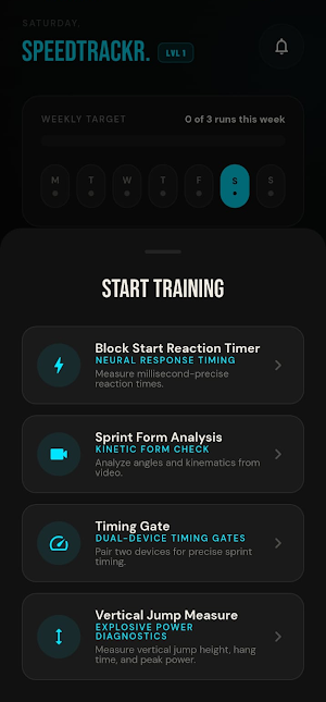 SpeedTrackr Sprint & Jump Screenshot 1