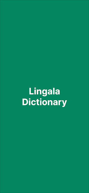 Dictionnaire Lingala Dictionar Screenshot 1