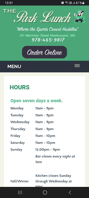 Park Lunch Screenshot 3