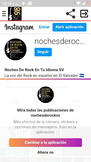 Noches De Rock En Tu Idioma Radio Screenshot 3