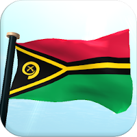 Vanuatu Flag 3D Live Wallpaper