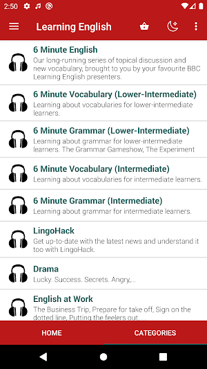 Learning English - BBC Screenshot 1