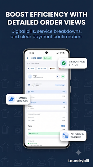 Laundry Bill POS & Manager Screenshot 2