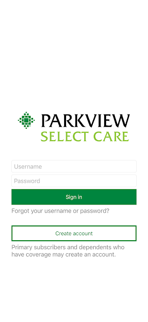 Parkview Select Care Screenshot 0